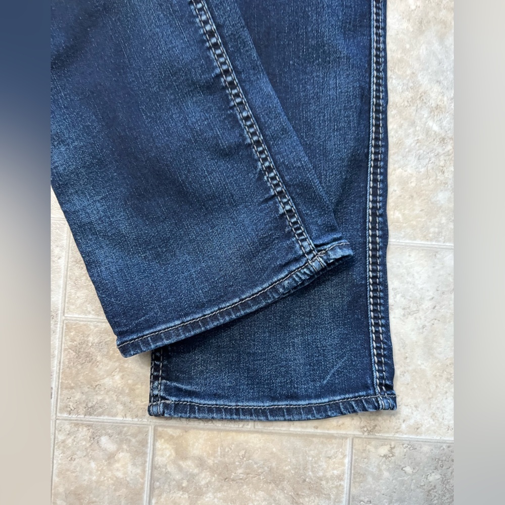 Women’s silver jeans Elyse mid straight 12/32 - Picture 5 of 8